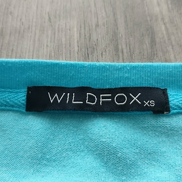 Wildfox Sky Blue Baggy Beach Jumper - Picture 2 of 2